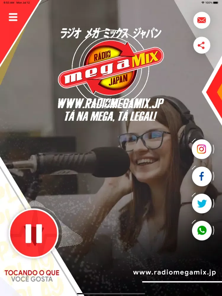 Ảnh chụp màn hình của Radio Mega Mix Japan iPad 