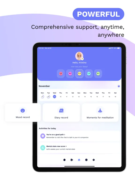 Mentat Ai - Your Mental Health iPad  स्क्रीनशॉट