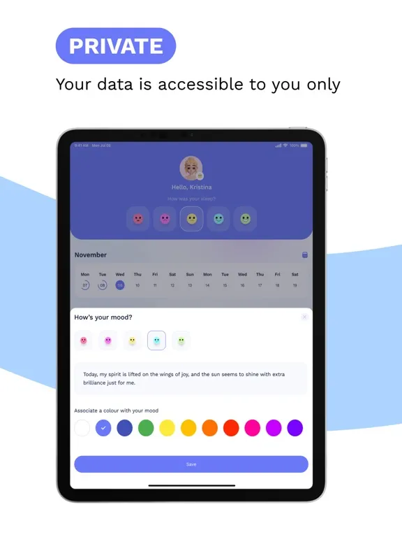 Mentat Ai - Your Mental Health iPad  स्क्रीनशॉट