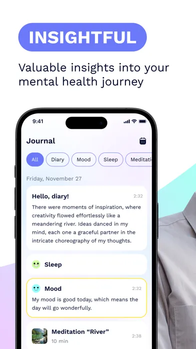 Mentat Ai - Your Mental Health स्क्रीनशॉट