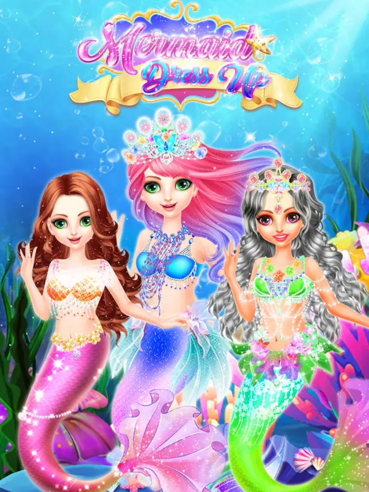 Tangkapan skrin Mermaid Princess Dress Up - Princess Girls Games! iPad 