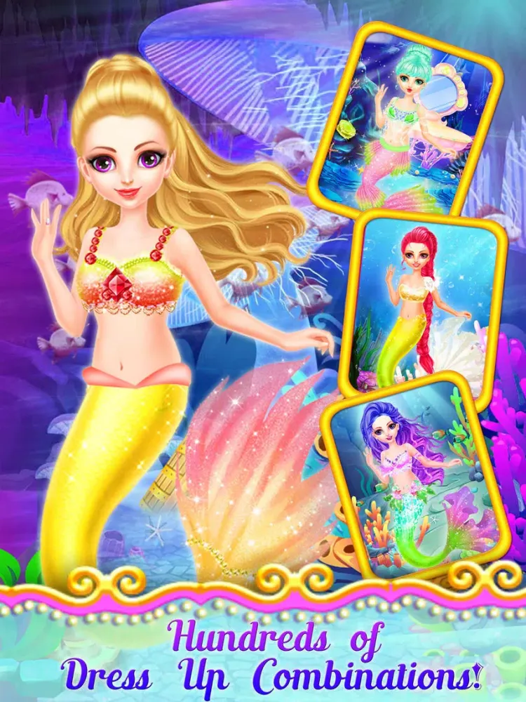 Tangkapan skrin Mermaid Princess Dress Up - Princess Girls Games! iPad 