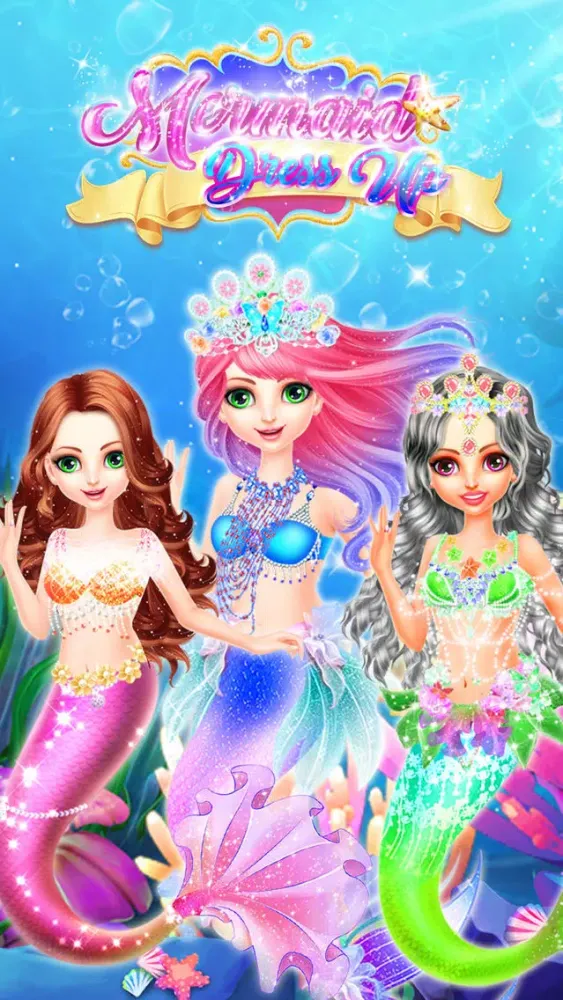 Tangkapan skrin Mermaid Princess Dress Up - Princess Girls Games!