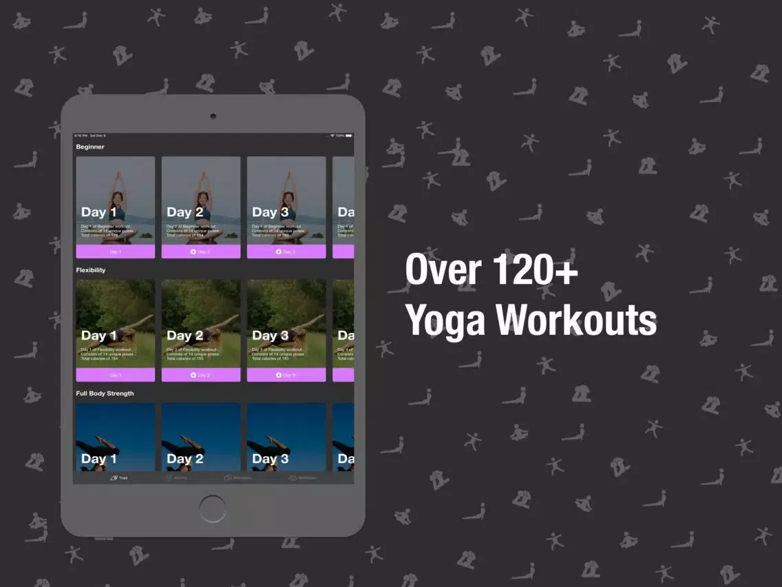تصاویر YogaMind : Yoga Workout iPad 