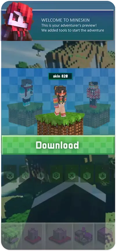 Screenshot di Crafty Skins: Custom skins