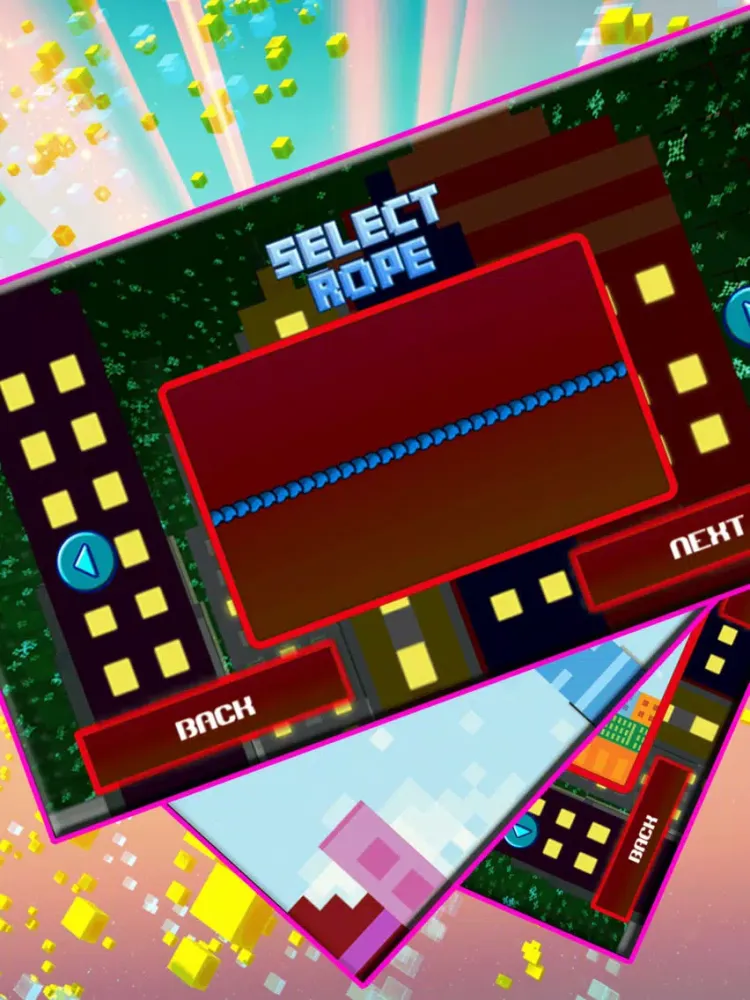 Zrzuty ekranu Mine Swing - Rope and Fly Adventure iPad 