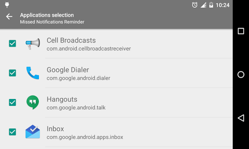 Missed Notifications Reminder Screenshots