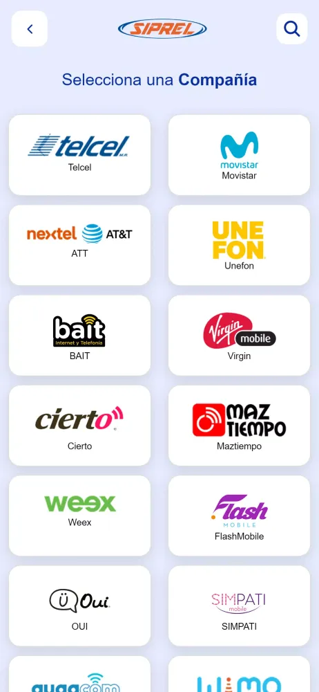 SIPREL Screenshots