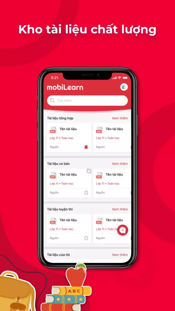 MobiLearn应用截图