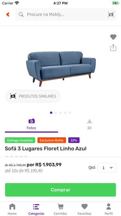 Mobly: decoração e móveis应用截图