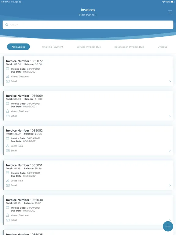 Molo Manager iPad  Ekran Görüntüleri