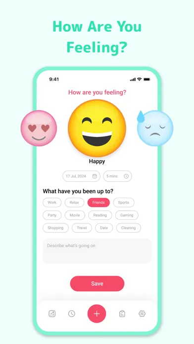 Screenshot di Mood Tracker - Diary, Journal