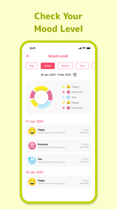 Mood Tracker - Diary, Journal স্ক্রিনশট