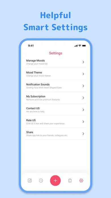 Screenshot di Mood Tracker - Diary, Journal