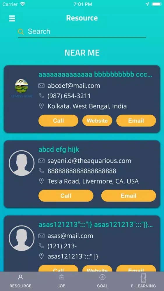 Скриншоты Coming Home App