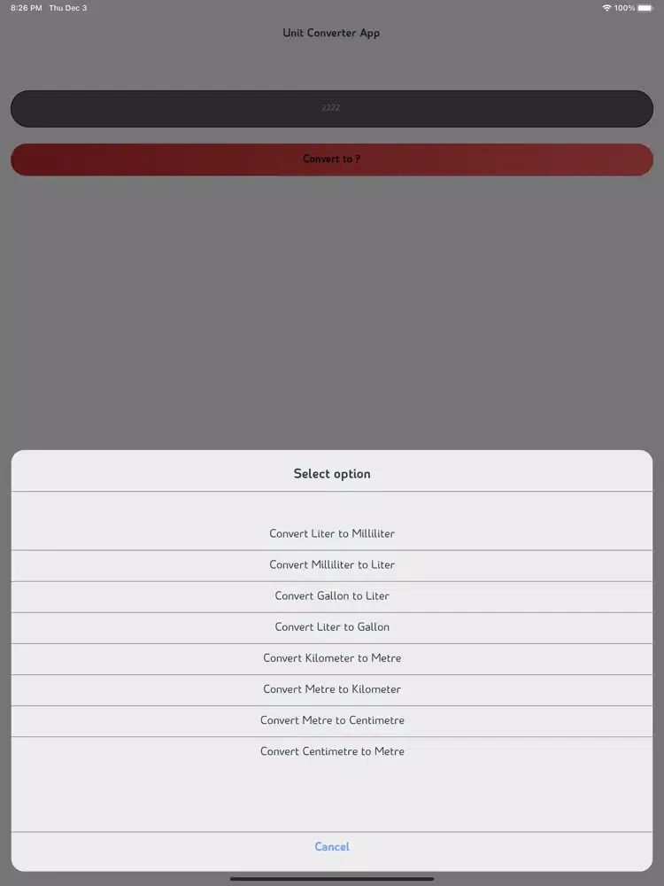 Unit Converter - 2020 iPad  स्क्रीनशॉट