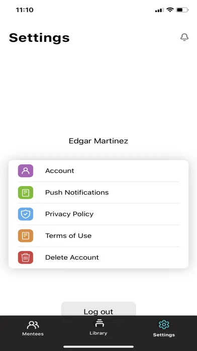 Tangkapan skrin My Mentor Program App