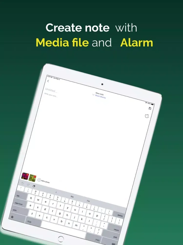 Tangkapan skrin iNotes - Safe & Sync iPad 