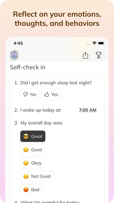 Скриншоты My Wellbeing: Routine & Habit