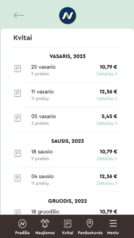 NARVESEN Lietuva Screenshots