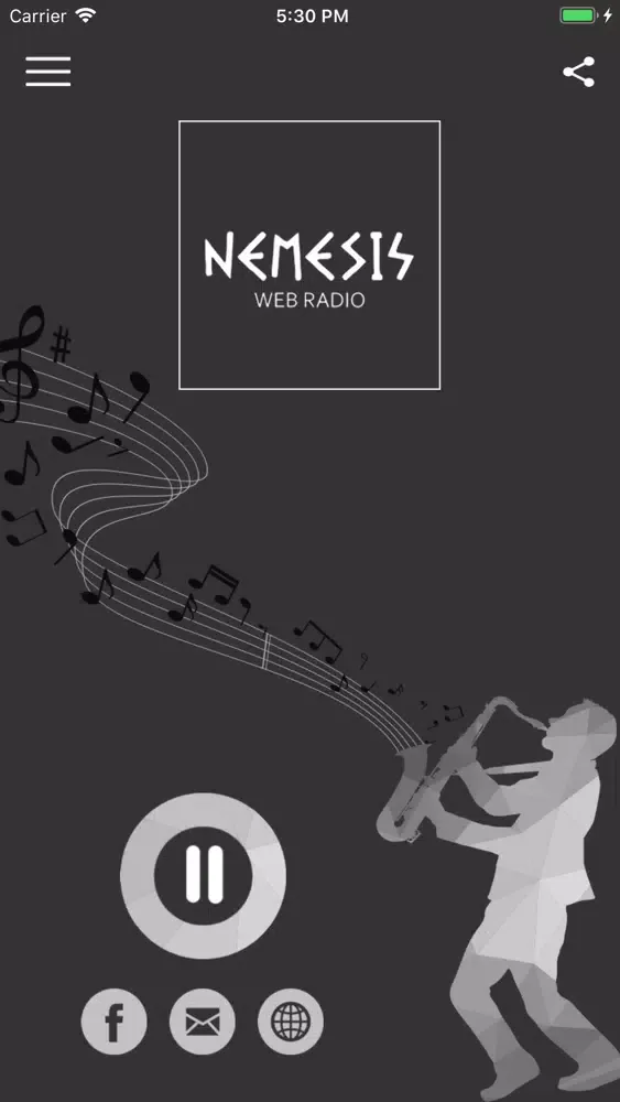 Nemesis Web Rádio Screenshots