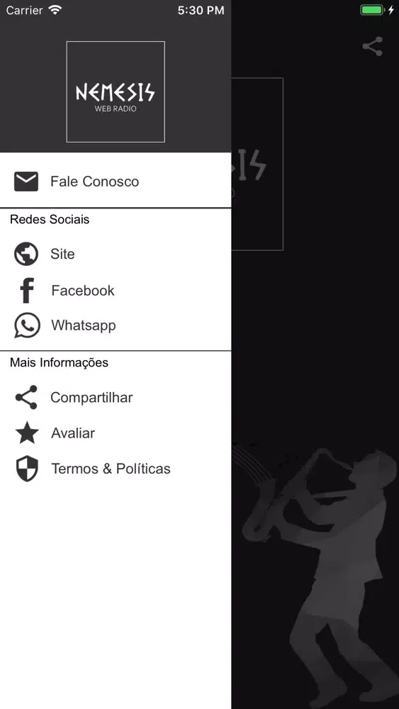 Nemesis Web Rádio Screenshots