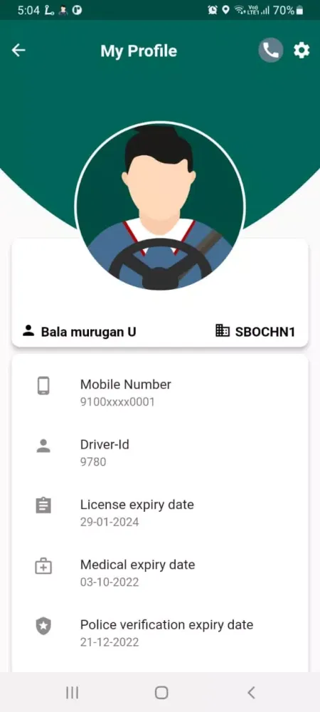 Скриншоты eFmFm - Driver App