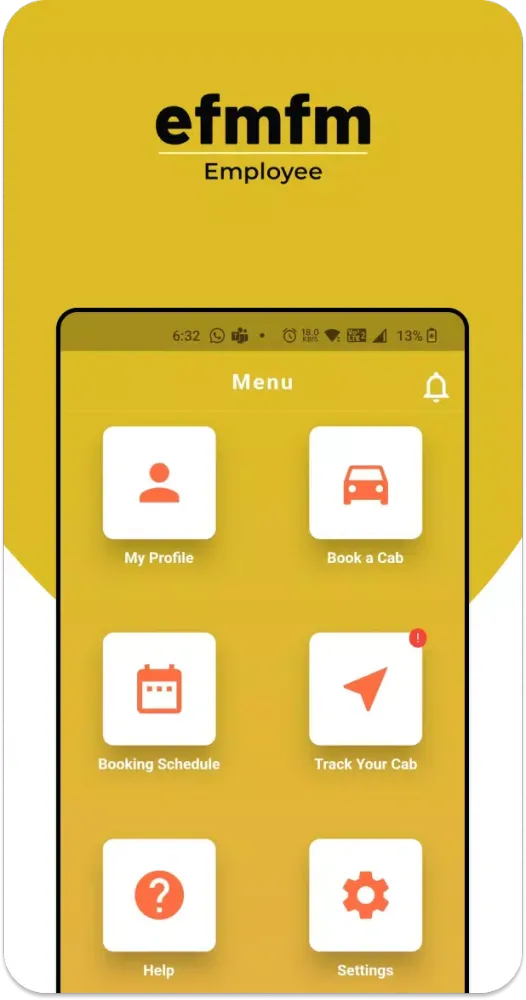 Screenshot di eFmFm - Employee App