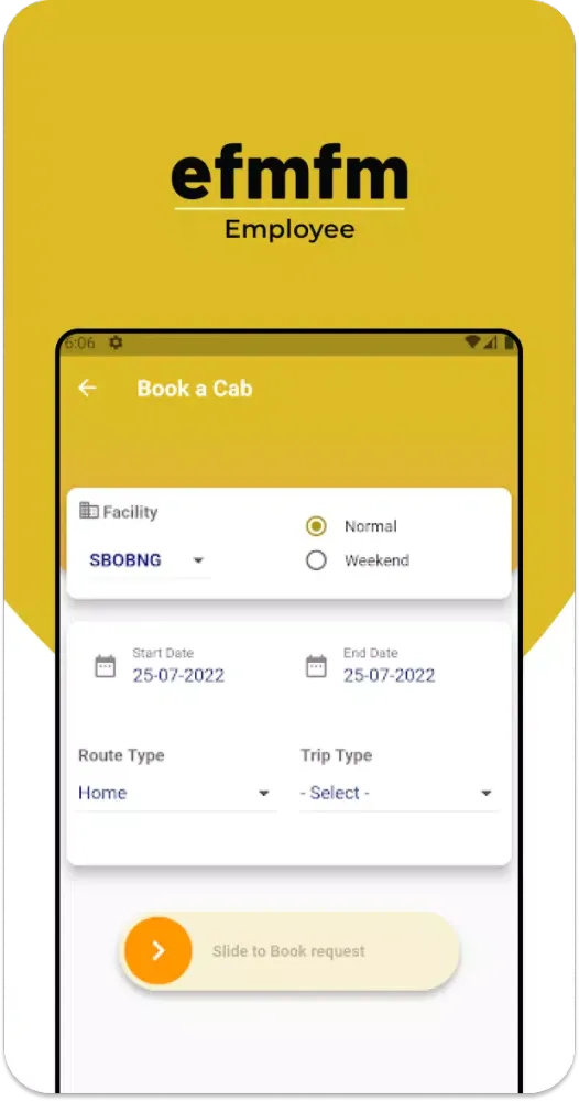Screenshot di eFmFm - Employee App