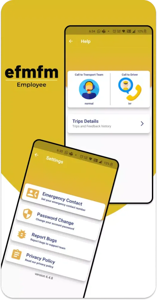 Screenshot di eFmFm - Employee App