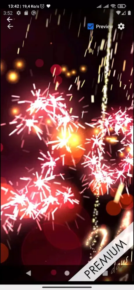 Tangkapan skrin Happy New Year 2022
