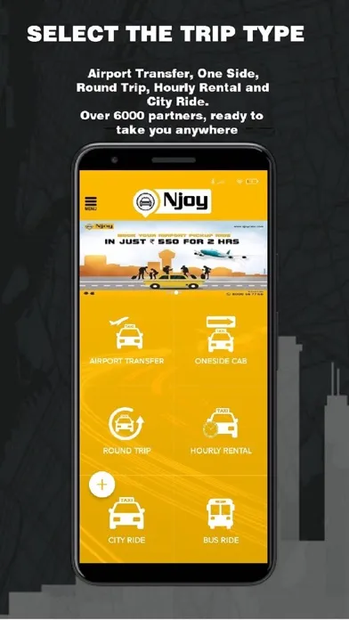 Скриншоты Njoy Cabs - Outstation Taxi