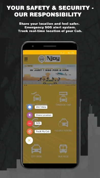Скриншоты Njoy Cabs - Outstation Taxi