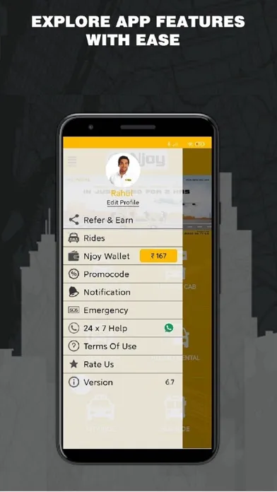 Скриншоты Njoy Cabs - Outstation Taxi