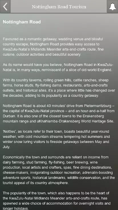 Screenshot di Nottingham Road Tourism