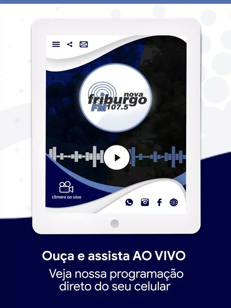 Capturas de pantalla de Friburgo FM iPad 