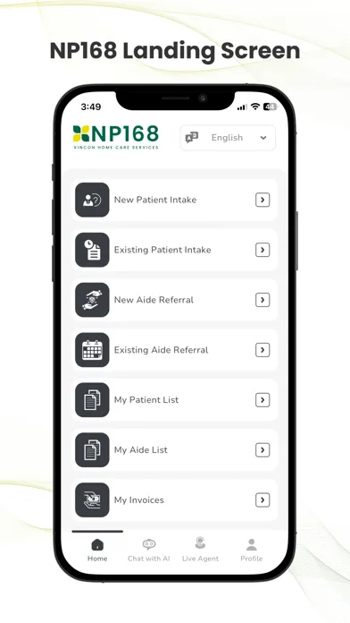 Ảnh chụp màn hình của NP168