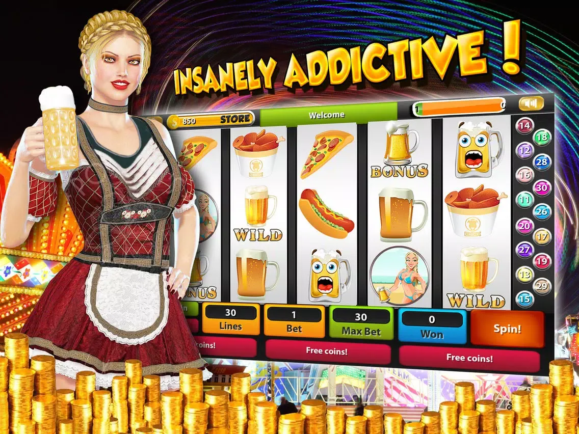 تصاویر A New Beer Fest Slot Machine Casino: Drink and Hit the Jackpot iPad 