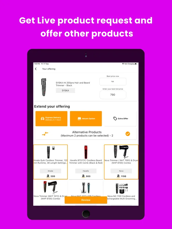Capturas de pantalla de OhLocal Seller- Sell with Ease iPad 