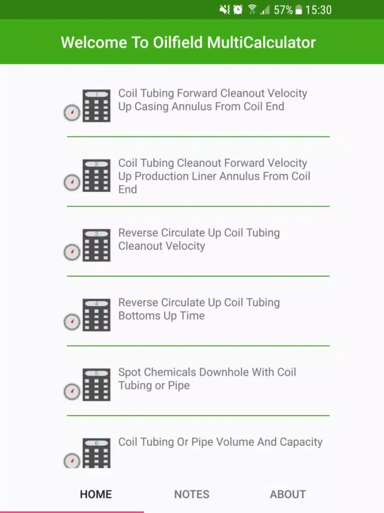 Oilfield Multicalculator Pro iPad  Screenshots