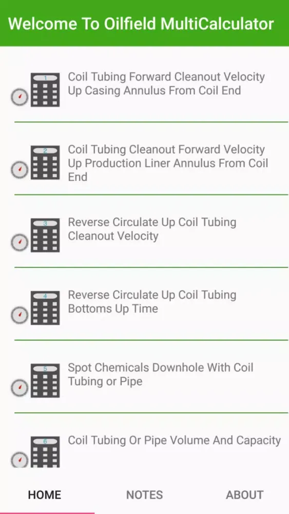 Oilfield Multicalculator Pro Screenshots