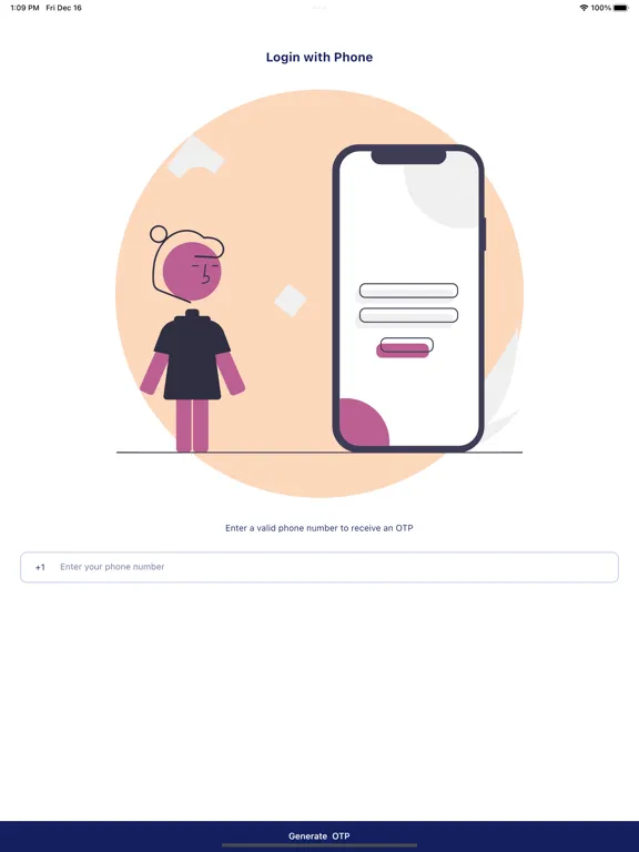 Ảnh chụp màn hình của OnDec Digital Business Card iPad 