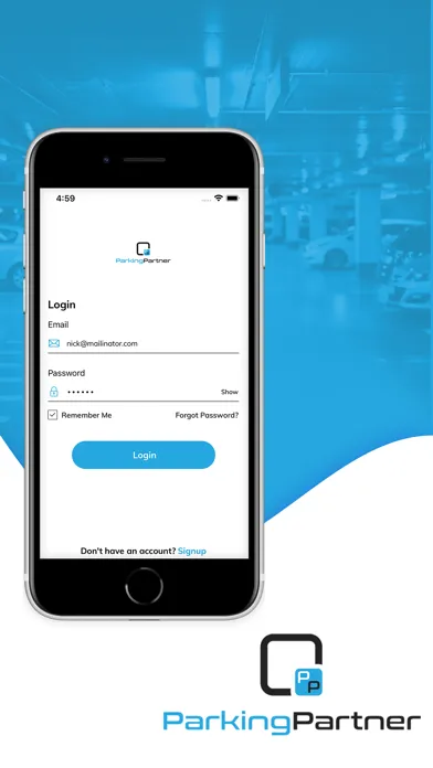 Capturas de tela do Parking Partners | OneStop