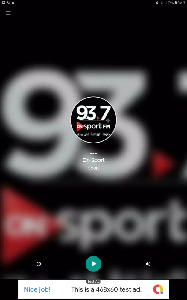 Tangkapan layar On FM Sports