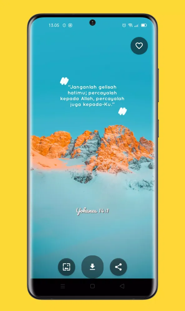 Tangkapan layar Wallpaper Kristen