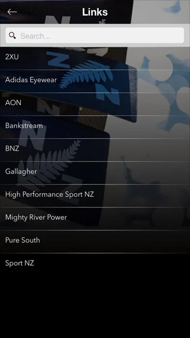 Captures d'écran de Rowing NZ