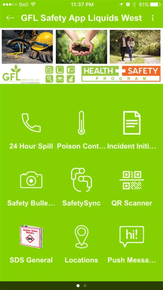 Capturas de pantalla de GFL EHS