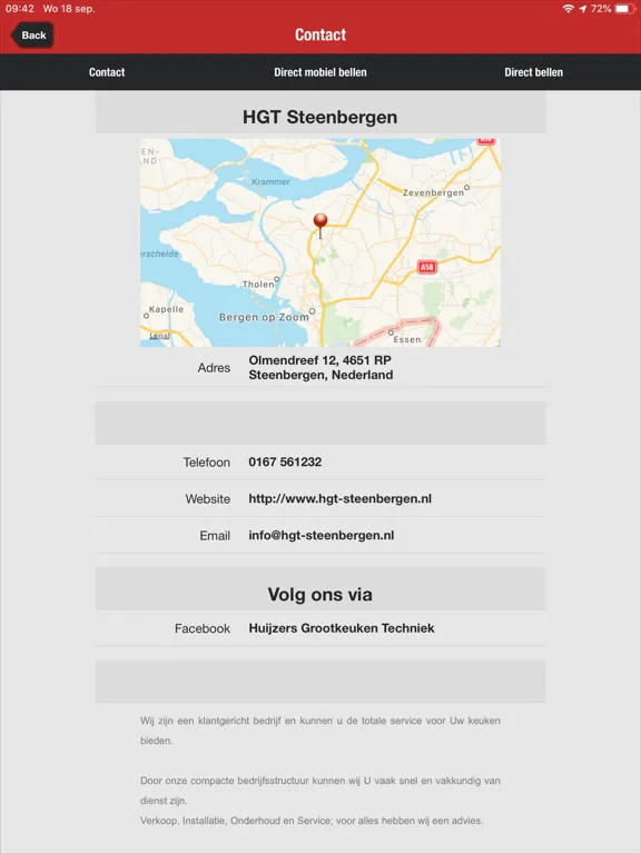 Screenshot di Huijzers HGT iPad 