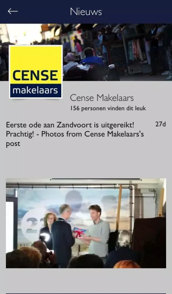 Cense Makelaars Screenshots