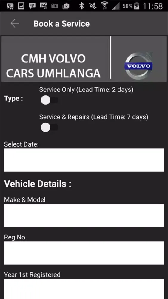 CMH Volvo Cars Umhlanga স্ক্রিনশট